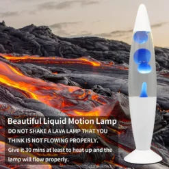 White & Blue Classic Lava Lamp -Home Lighting Store 13892606 8334998573234132