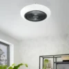 EGLO Sayulita Ceiling Light With Fan - White & Black -Home Lighting Store 13914240 7394974907514097