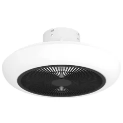EGLO Sayulita Ceiling Light With Fan - White & Black -Home Lighting Store 13914240 7904974907551252