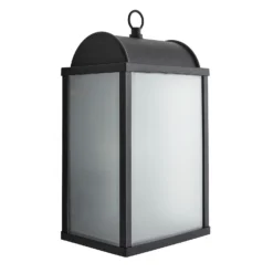 Charlotte E27 Outdoor Box Lantern With Frosted Glass - Black 4 Charlotte E27 Outdoor Box Lantern With Frosted Glass - Black -Home Lighting Store 13924360 2884980107740695