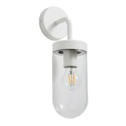 Kew Curved Arm E27 Outdoor Wall Light - Ivory 4 Kew Curved Arm E27 Outdoor Wall Light - Ivory -Home Lighting Store 13924366 6654980108520254