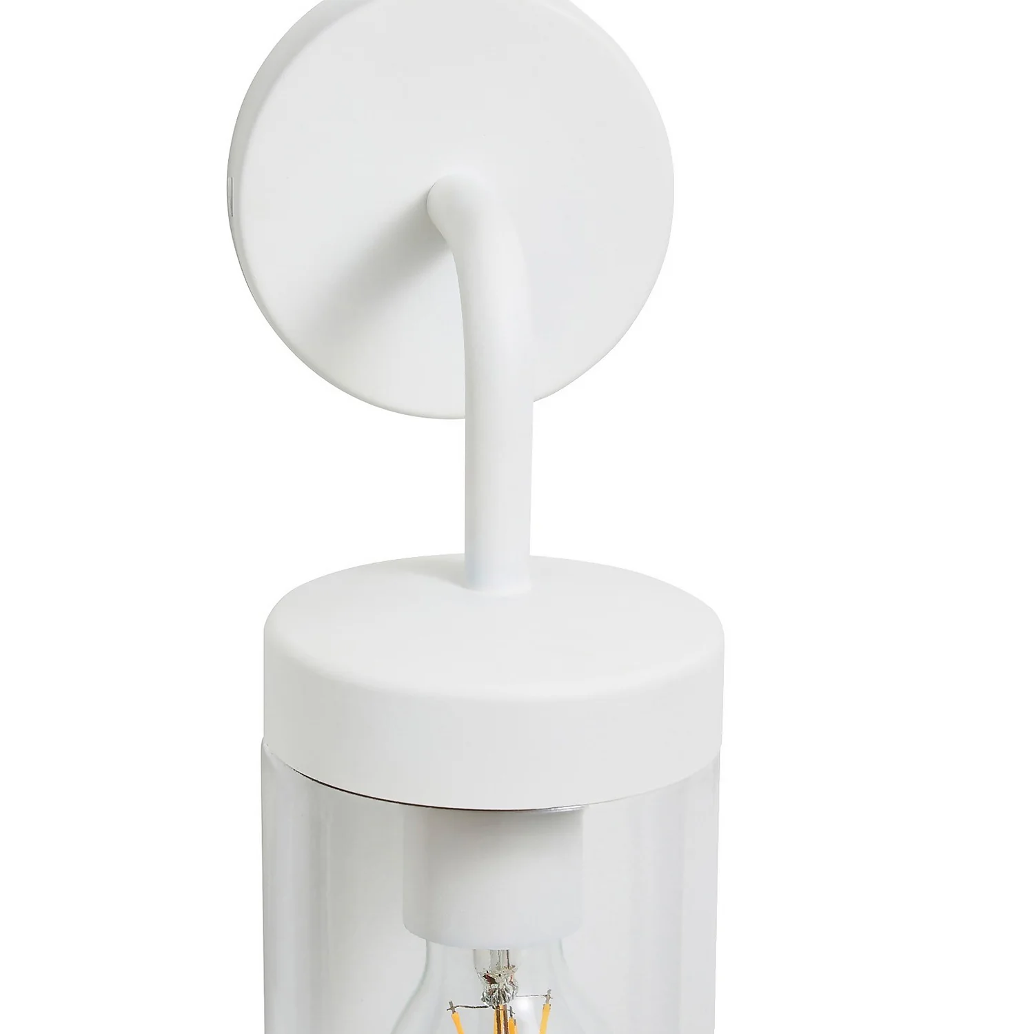 Kew Curved Arm E27 Outdoor Wall Light - Ivory Kew Curved Arm E27 Outdoor Wall Light - Ivory -Home Lighting Store 13924366 6684980108624636