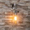 Kew Curved Arm E27 Outdoor Wall Light - Stainless Steel 1 Kew Curved Arm E27 Outdoor Wall Light - Stainless Steel -Home Lighting Store 13924369 1445005578594927