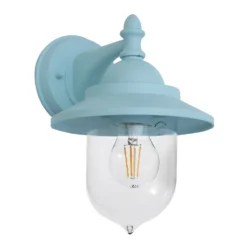Leek Mini Fisherman's Outdoor Lantern - Pale Blue -Home Lighting Store 13924373 1244980108021768