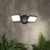 Lynn 2 Light Outdoor Wall Light (IP65) - Dark Grey -Home Lighting Store 13924381 5994980108521298