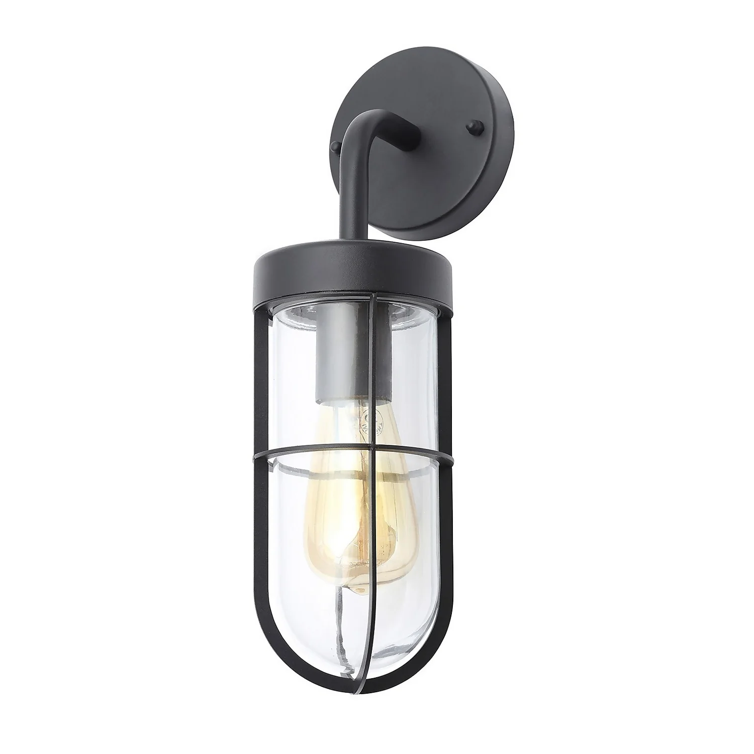 Woking Caged Outdoor Wall Light - Black Woking Caged Outdoor Wall Light - Black -Home Lighting Store 13924385 1824980109522917