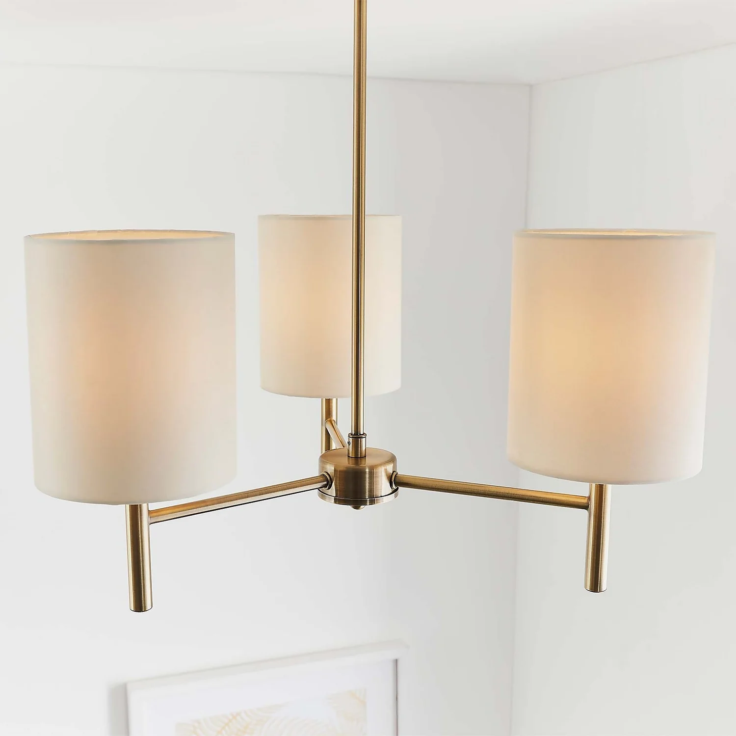 Kari 3 Light Semi Flush Ceiling Light - Brass Kari 3 Light Semi Flush Ceiling Light - Brass -Home Lighting Store 13938479 6714981960523205