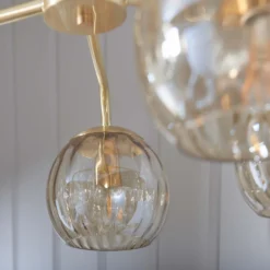 Geneva 5 Light Pendant Light - Brass -Home Lighting Store 13938485 8084981958653119