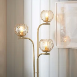 Geneva Floor Lamp - Brass -Home Lighting Store 13938487 1224981960018014