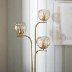 Geneva Floor Lamp - Brass -Home Lighting Store 13938487 1374981960112145