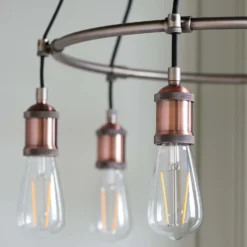 Henrik 6 Light Pendant Light - Pewter -Home Lighting Store 13938489 6024981961047983