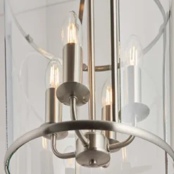 Abott 4 Light Pendant Light - Nickel -Home Lighting Store 13938494 1364981959410346