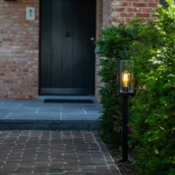 Lutec Flair E27 Outdoor Bollard Light - Black -Home Lighting Store 13950211 1494993071793743