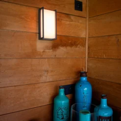 Lutec Qubo RGB LED Outdoor Wall Light With Lutec Connect Technology - Anthracite -Home Lighting Store 13950214 4834993071482133