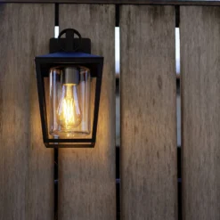 Lutec West E27 Outdoor Wall Lantern - Black 6 Lutec West E27 Outdoor Wall Lantern - Black -Home Lighting Store 13950222 1875009726229975