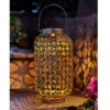 Homebase Edit Antique Gold Solar Moroccan Lantern - 32cm 1 Homebase Edit Antique Gold Solar Moroccan Lantern - 32cm -Home Lighting Store 13956314 3175002413835605