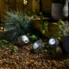 Homebase Edit Large Rock Solar Lights - Pack Of 3 -Home Lighting Store 13964416 1575042049567498