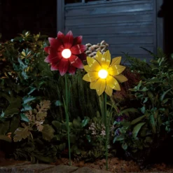 Homebase Edit Mini Flower Solar Stake Light (Assorted Colours) 4 Homebase Edit Mini Flower Solar Stake Light (Assorted Colours) -Home Lighting Store 13965914 1685002424400891