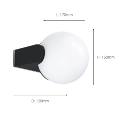 Eglo Rubio Outdoor Wall Light -Home Lighting Store 14222383 1515020562761332