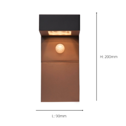 Eglo Baracconi Outdoor LED Sensor Solar Wall Light -Home Lighting Store 14222391 1745020563280281