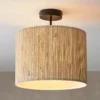 Caen Semi Flush Ceiling Light - Natural -Home Lighting Store 14301796 1725038438811928