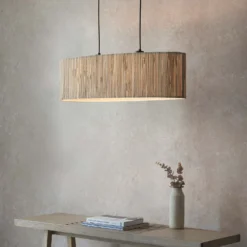 Caen Linear Pendant Ceiling Light - Natural -Home Lighting Store 14301798 1245038439771427