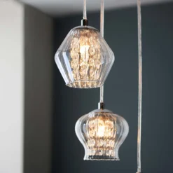 Clashmore Cluster Pendant Ceiling Light - Chrome Effect -Home Lighting Store 14301803 1965038438079940