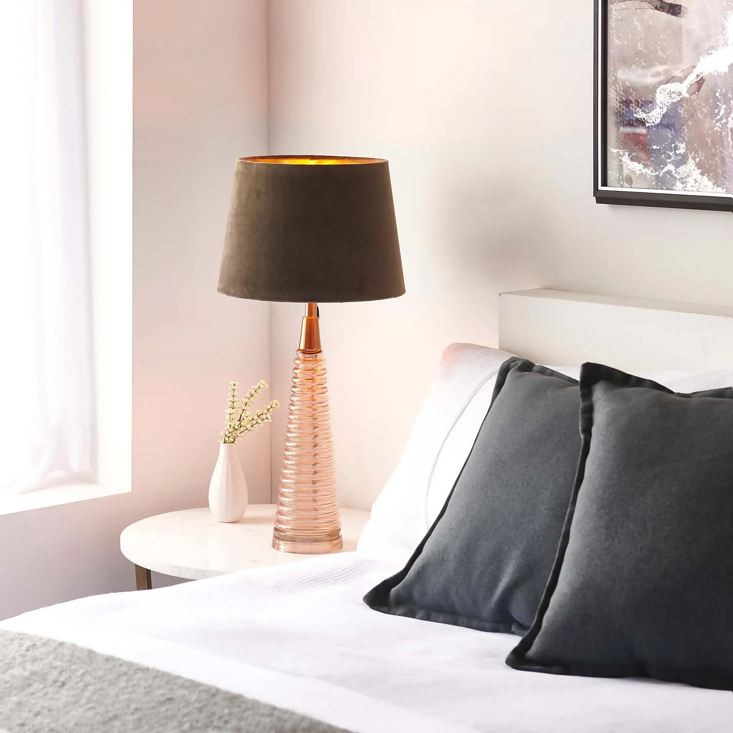 Fearn Table Lamp - Pink Fearn Table Lamp - Pink -Home Lighting Store 14301811 2015038438667568