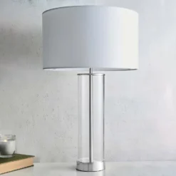 Gills Table Lamp - Nickel Effect 4 Gills Table Lamp - Nickel Effect -Home Lighting Store 14301813 4815038492920972