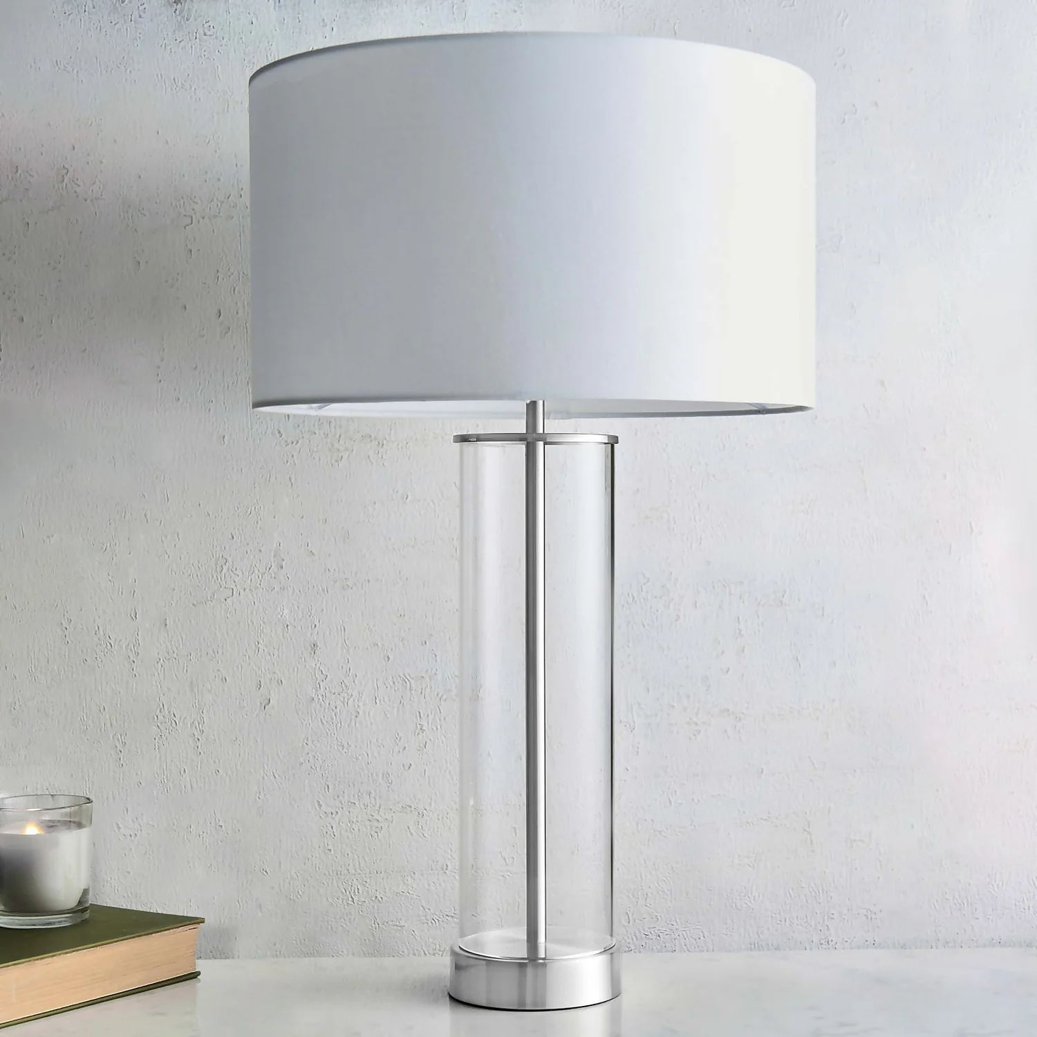 Gills Table Lamp - Nickel Effect Gills Table Lamp - Nickel Effect -Home Lighting Store 14301813 4815038492920972