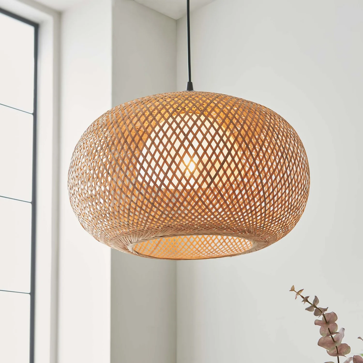 Laggan Globe Pendant Ceiling Light - Natural Laggan Globe Pendant Ceiling Light - Natural -Home Lighting Store 14301815 1125038440108081