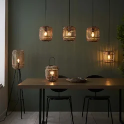 Saval Pendant Ceiling Light - Natural Bamboo -Home Lighting Store 14301825 1595038438228422