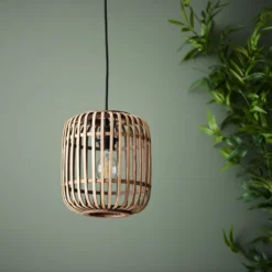 Saval Pendant Ceiling Light - Natural Bamboo -Home Lighting Store 14301825 1785038438022586