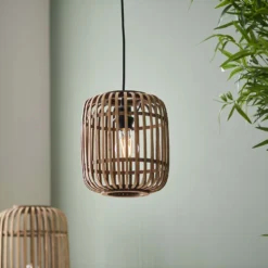 Saval Pendant Ceiling Light - Natural Bamboo -Home Lighting Store 14301825 9085038437833898