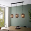 Saval 3 Lamp Pendant Diner Bar Light - Natural Bamboo -Home Lighting Store 14301827 1045038439130405