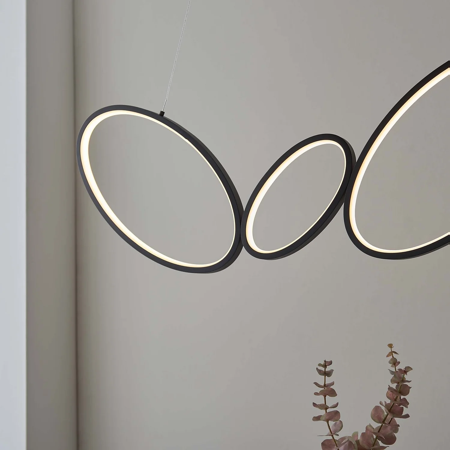 Torbeg Integrated LED Pendant Ceiling Light - Black Torbeg Integrated LED Pendant Ceiling Light - Black -Home Lighting Store 14301828 2645038438959000