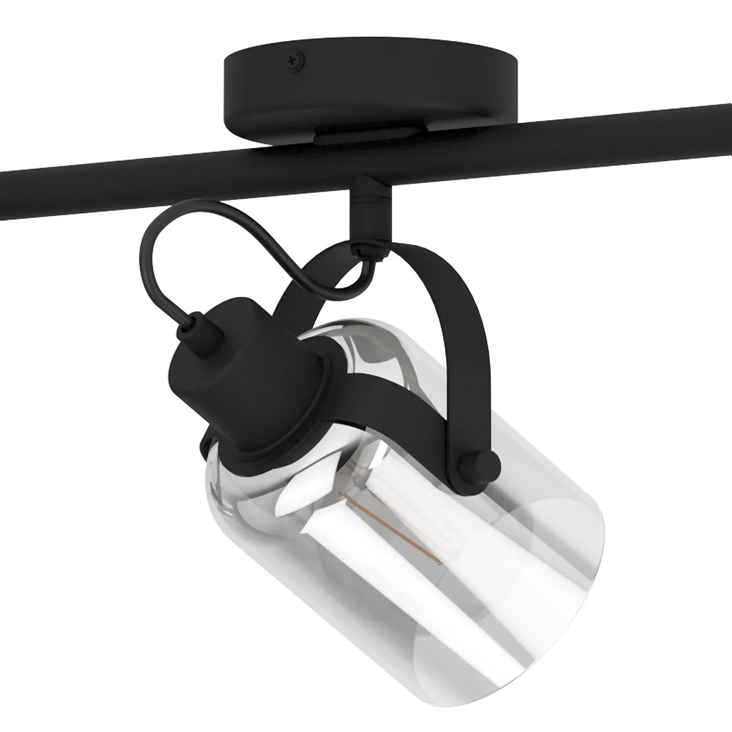 Eglo Berregas 3 Lamp Spotlight - Black & Transparent Eglo Berregas 3 Lamp Spotlight - Black & Transparent -Home Lighting Store 14302948 6125038223129922