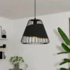 Eglo Austell Pendant Ceiling Light - Black & Gold -Home Lighting Store 14302951 1185038222969230