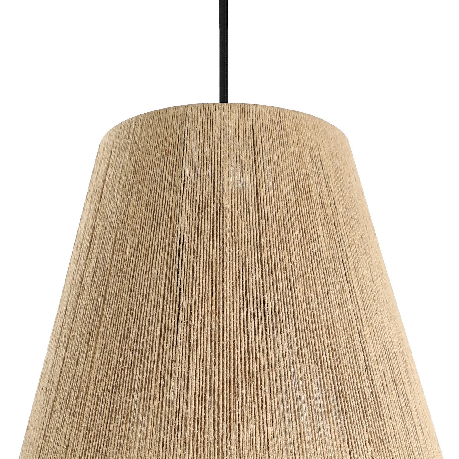 Eglo Alderney Pendant Ceiling Light - Black & Natural Eglo Alderney Pendant Ceiling Light - Black & Natural -Home Lighting Store 14302952 1715038223258436