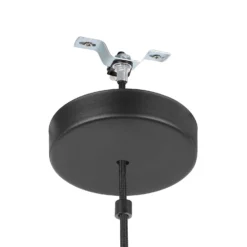 Eglo Alderney Pendant Ceiling Light - Black & Natural 6 Eglo Alderney Pendant Ceiling Light - Black & Natural -Home Lighting Store 14302952 5735038223305116
