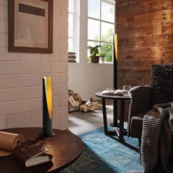 Eglo Barbotto Floor Lamp - Black & Gold -Home Lighting Store 14302956 1395038223226507