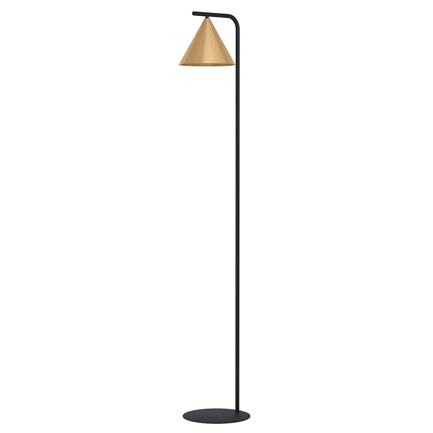 Eglo Narices Floor Lamp - Black & Brushed Brass Eglo Narices Floor Lamp - Black & Brushed Brass -Home Lighting Store 14302958 1795038223545698