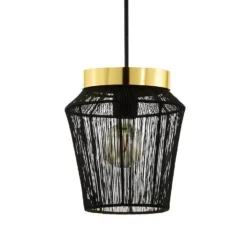 Eglo Escandidos 3 Lamp Diner Bar Light - Black -Home Lighting Store 14302961 1245038224053337