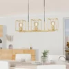 Eglo Cumiole 3 Lamp Diner Bar Light - Gold 2 Eglo Cumiole 3 Lamp Diner Bar Light - Gold -Home Lighting Store 14302963 4695038223818506
