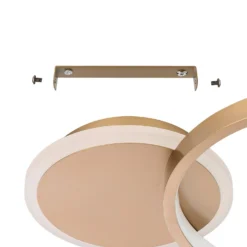 Eglo Gafares Connect Smart Flush Ceiling Light - Gold -Home Lighting Store 14302965 1915038223724825