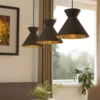 Eglo Nastasia 3 Lamp Pendant Diner Bar Light - Cappuccino & Brass 2 Eglo Nastasia 3 Lamp Pendant Diner Bar Light - Cappuccino & Brass -Home Lighting Store 14302968 1705038223731260