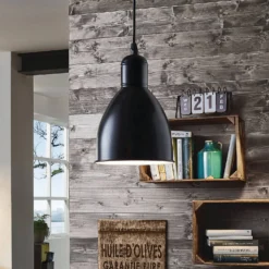 Eglo Priddy Pendant Ceiling Light - Black -Home Lighting Store 14302969 7195038223630241