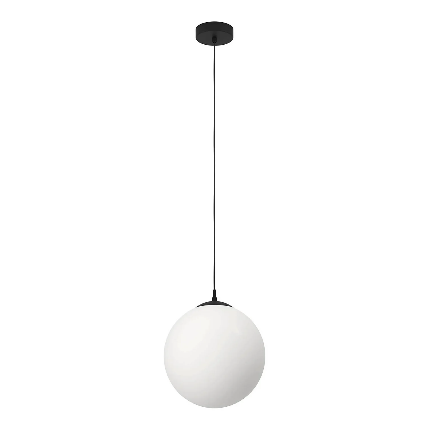 Eglo Rondo Pendant Ceiling Light - Black & Opal Eglo Rondo Pendant Ceiling Light - Black & Opal -Home Lighting Store 14302973 1495038224192126