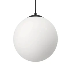 Eglo Rondo Pendant Ceiling Light - Black & Opal 4 Eglo Rondo Pendant Ceiling Light - Black & Opal -Home Lighting Store 14302973 9555038224217542