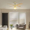 Eglo Fortaleza Ceiling Fan With Light - Bronze & Wood -Home Lighting Store 14742122 7735052700119849